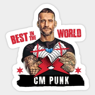 CM PUNK | BEST IN THE WORLD Sticker